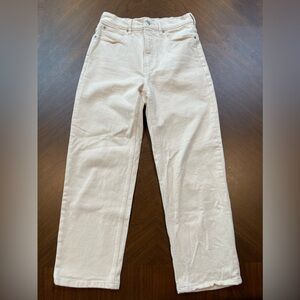 Everlane Women's Way-High® Jean in Ecru, Size 28